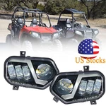 Led Headlight Assembly W/ Angel Eye For Polaris Sportsman Ranger Rzr 570 800 900. Fixed Price $155.00.