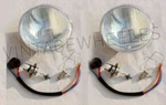 Lucas 5.75" 3/4" H4 Halogen Headlamp Conversion Headlight Lhd With Pilot. Fixed Price $55.00.