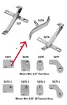 527B High Mount Dual Headlight Bracket For Springers. Fixed Price $70.00.