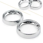 1 Pair Chrome Deep Dish Turn Signal Bezels For Harley Road King Flhr Flh/t Fltr. Fixed Price $13.75.