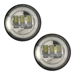 Enrock Halo Led Cree IP67 Waterproof 4.5" Harley Davidson Fog Lamps (silver). Fixed Price $55.99.