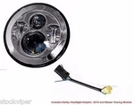 Harley 7 Inch Led Headlight Daymaker Chrome 2014+ Road King Street Glide Softail. Fixed Price $59.99.