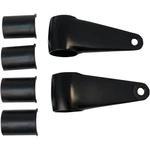 Emgo Cast Aluminum Headlamp Mounting Brackets Satin Black Motorcycle 66-35832. Fixed Price $41.26.