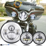7" Led Headlight High-low Beam Fog Passing Lights For Harley Davidson Motorcycle. Fixed Price $59.97.