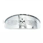 Skull Chrome 7" Headlight Visor Heavy Duty Thick For Harley Softail Slim Fat Boy. Fixed Price $23.59.