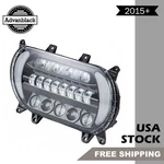 Advanblack "attack" Led Headlight Fits 2015+ Harley Road Glide Fltrx. Fixed Price $579.00.