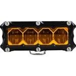Heretic Studio 4IN. 6-SERIES Flood Light Black With Amber Lens 50413. Fixed Price $151.87.