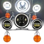 7"LED Headlight & 4.5"PASSING Fog Lights Bar For Harley Heritage Softail Classic. Fixed Price $195.99.