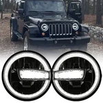 7" Inch Led Headlight Hi/lo Beam Drl For Jeep Wrangler Jk Lj Cj Tj 1997-2017. Fixed Price $116.99.