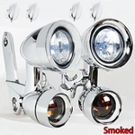 Fairing Mounted Driving Lights Turn Signals For Harley Touring Flhx Flhr 02-13. Fixed Price $250.98.
