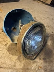 Suzuki Headlight Bucket Bulb Blue 1972 1970S. Fixed Price $40.00.