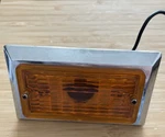 Harley Davidson Amber Saddlebag Rail Replacement Marker Light 91053-77A. Fixed Price $23.75.