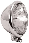 Mid Usa 11016 Chrome 5-3/4" Halogen Headlight For Harley Custom Application. Fixed Price $84.25.