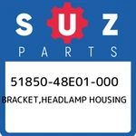 51850-48E01-000 Suzuki Bracket,headlamp Housing 5185048E01000, New Genuine Oem. Fixed Price $68.16.