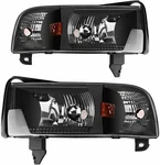 Assembly Headlights For 1994-2002 Dodge Ram 1500 3500 Front Lamps Replacement. Fixed Price $92.99.