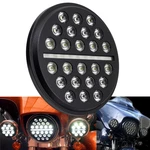 Eagle Lights Slim Line 7IN Led Projection Headlight Black Harley-davidson Indian. Fixed Price $199.99.