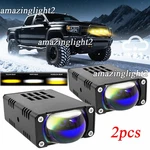 Led Headlight Bumper Projector Lens Driving Car Grille Motor Spotlights. Fixed Price $29.99.