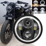 Black 5-3/4" 5.75 80W Led Headlight For Harley Sportster Dyna Softail Motorcycle. Fixed Price $30.99.