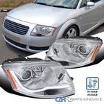 Fits 99-06 Audi Tt Clear Led Strip Projector Headlights H3 Fog Lamps Left+right. Fixed Price $260.95.