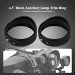 4-1/2" 4.5 Auxiliary Light Visor Fit For Harley Touring Road Softail Black. Fixed Price $18.99.