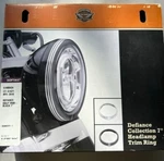 Harley Davidson Defiance Headlamp Trim Black Anodised 7" 61400434 Genuine. Fixed Price $165.93.