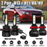 Ford Mustang Gt 2005-2012 6000K Led Headlight Hi/low+fog Combo Bulbs. Fixed Price $27.99.