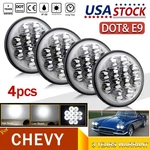 For Chevy Impala El Camino 1958-1976 5.75" 5-3/4"LED Headlights Hi/lo Beam 4PCS. Fixed Price $57.98.
