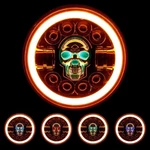 7 Inch Skull Led Headlight Daymaker Drl For Harley Road King Sportster Touring. Fixed Price $35.99.
