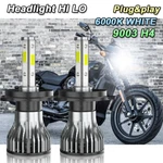 For Street Glide Flhx 2006-2018 2X H4 9003 White Led Headlights Bulbs Kit. Fixed Price $19.99.