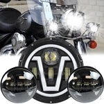 Inch Led Headlight + Passing For Kawasaki Vn Vulcan 500 750 800 900 1700. Fixed Price $58.98.