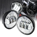 Chrome 4.5 Osram Led Fog Passing Lamp Light Kit For Harley Davidson Electra Etc. Fixed Price $49.99.