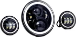 Letric Lighting Universal Led Headlight With Full-halo Passing Lights Black. Fixed Price $325.06.
