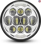 Dot Approved 80W 5-3/4" 5.75" Round Led Projection Headlight Compatible With. Fixed Price $87.30.