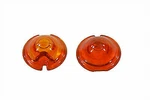 Replica Marker Lamp Lens Glass Bullet Style Amber For Harley Davidson By V-twin. Fixed Price $31.94.