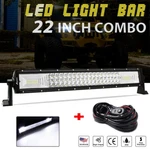 24" Inch Led Work Light Bar Tri-row Combo Lamp Truck Suv Boat 22" + Wire. Fixed Price $41.99.