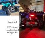 2025-2026 Yamaha Raptor 110 Headlight/taillight Kit.. Fixed Price $69.99.