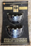 Vintage Custom Chrome Harley-davidson Eagle Wing Turn Signal Visors. Fixed Price $58.99.
