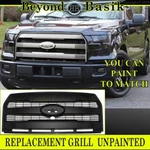 Grille Ford F150 2015 2016 2017 Oe King Ranch Style W/camera Hole Unpainted. Fixed Price $106.48.