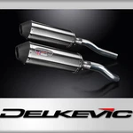 Honda ST1300 Abs Pan European 02-17 13.5" X-oval Stainless Exhaust Muffler Kit. Fixed Price $430.99.