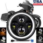 7" Inch Led Headlight Hi/lo Beam Projector For Harley-davidson Street Glide Flhx. Fixed Price $29.05.