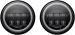 Custom Dynamics 4.5" Led Passing Lamps With Halo Black #CD-45-B. Fixed Price $199.95.