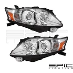 Pair Sides Chrome Halogen Headlight Lh Fit 10-12 Lexus RX350 Type. Fixed Price $699.99.