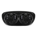 Hogworkz Harley Road Glide Dual 5 3/4" Blackout Led Daymaker Style Headlight. Fixed Price $377.98.