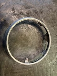 1970 1971 Yamaha 650 Headlight Ring XS1B. Fixed Price $30.00.