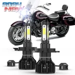 High Power Hid Led Headlight H4 Bulbs 6000K White For Yamaha Road Star 1999-2014. Fixed Price $16.99.