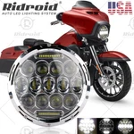 7INCH Round Led Headlight High-low Beam Chrome For Harley-davidson Electra Glide. Fixed Price $33.99.