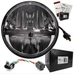 Eagle Lights E27270 7" Round Complex Reflector Led Headlight For Harley Davidson. Fixed Price $149.99.