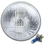 7" Stock Motorcycle H4 Halogen Headlight 12V 90/100W Bulb Headlamp Fits: Harley. Fixed Price $42.70.