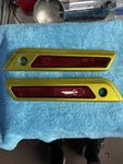 Harley-davidson 14-23 Oem Chrome Saddlebag Hinge Covers 90200448 90200449. Fixed Price $60.00.