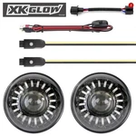 Xk Glow 7" Rgb Led Headlights Set For Jeep Wrangler Tj Jk Bluetooth App Control. Fixed Price $659.99.